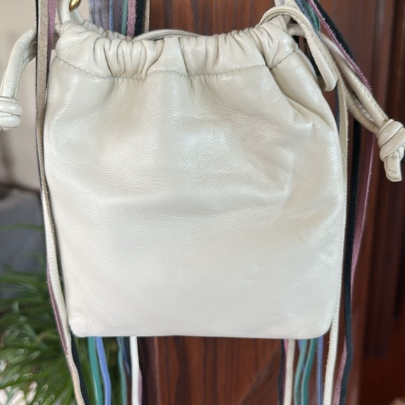 ZADIG & VOLTAIRE Rock Go Leather Bag with Macrame Strap - Picture 12 of 14